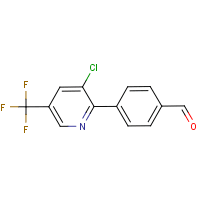 4-[3-Chloro-5-(trifluoromethyl)pyridin-2-yl]benzaldehyde