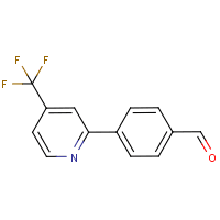 4-[4-(Trifluoromethyl)pyridin-2-yl]benzaldehyde