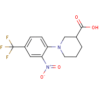 1-[2-Nitro-4-(trifluoromethyl)phenyl]piperidine-3-carboxylic acid