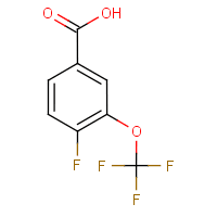 4-Fluoro-3-(trifluoromethoxy)benzoic acid
