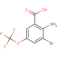 2-Amino-3-bromo-5-(trifluoromethoxy)benzoic acid