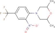 2,6-Dimethyl-4-[2-nitro-4-(trifluoromethyl)phenyl]morpholine