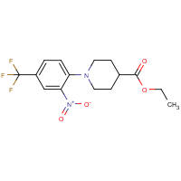 Ethyl 1-[2-nitro-4-(trifluoromethyl)phenyl]piperidine-4-carboxylate