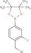 4-(Bromomethyl)-3-fluorobenzeneboronic acid, pinacol ester