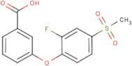 3-[2-Fluoro-4-(methylsulphonyl)phenoxy]benzoic acid