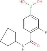 4-(Cyclopentylcarbamoyl)-3-fluorobenzeneboronic acid