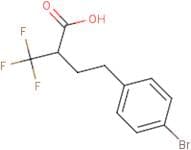 4-(4-Bromophenyl)-2-(trifluoromethyl)butanoic acid