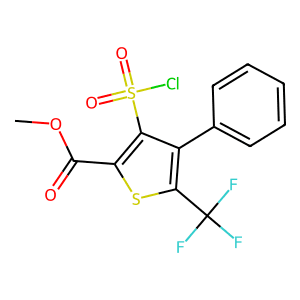 Methyl 3-(chlorosulphonyl)-4-phenyl-5-(trifluoromethyl)thiophene-2-carboxylate