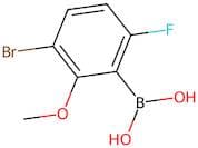 3-Bromo-6-fluoro-2-methoxybenzeneboronic acid