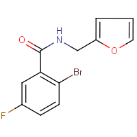 2-Bromo-5-fluoro-N-(fur-2-ylmethyl)benzamide
