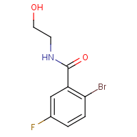 2-Bromo-5-fluoro-N-(2-hydroxyethyl)benzamide