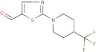 2-[4-(Trifluoromethyl)piperidin-1-yl]-1,3-thiazole-5-carboxaldehyde