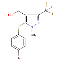 5-(4-Bromophenylthio)-4-(hydroxymethyl)-1-methyl-3-(trifluoromethyl)-1H-pyrazole