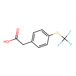 4-[(Trifluoromethyl)sulphanyl]phenylacetic acid