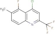 4-Chloro-5-fluoro-6-methyl-2-(trifluoromethyl)quinoline