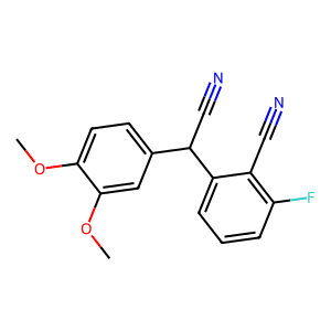 2-(2-Cyano-3-fluorophenyl)-2-(3,4-dimethoxyphenyl)acetonitrile