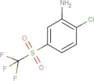 2-Chloro-5-(trifluoromethylsulphonyl)aniline