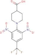 1-[2,6-Dinitro-4-(trifluoromethyl)phenyl]piperidine-4-carboxylic acid