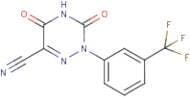 3,5-Dioxo-2,3,4,5-tetrahydro-2-[3-(trifluoromethyl)phenyl]-1,2,4-triazine-6-carbonitrile