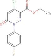 Ethyl 5-chloro-2,3-dihydro-2-(4-fluorophenyl)pyridazin-3-one-6-carboxylate