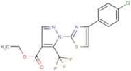 Ethyl 1-[4-(4-chlorophenyl)thiazol-2-yl]-5-(trifluoromethyl)-1H-pyrazole-4-carboxylate