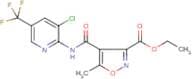 Ethyl 4-({[3-chloro-5-(trifluoromethyl)pyridin-2-yl]amino}carbonyl)-5-methylisoxazole-3-carboxylate