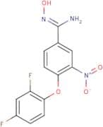 4-(2,4-Difluorophenoxy)-3-nitrobenzamidoxime