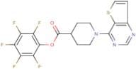Pentafluorophenyl 1-(thieno[3,2-d]pyrimidin-4-yl)piperidine-4-carboxylate