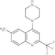 6-Methyl-4-(piperazin-1-yl)-2-(trifluoromethyl)quinoline