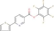 Pentafluorophenyl 6-thien-2-ylnicotinate