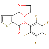 Pentafluorophenyl 3-(1,3-dioxolan-2-yl)thiophene-2-carboxylate
