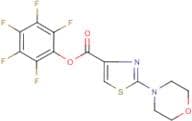 Pentafluorophenyl 2-morpholin-4-yl-1,3-thiazole-4-carboxylate