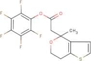 Pentafluorophenyl (6,7-dihydro-4-methyl-4H-thieno[3,2-c]pyran-4-yl)acetate