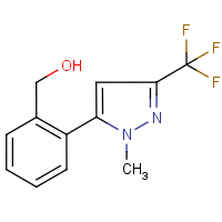2-[1-Methyl-3-(trifluoromethyl)-1H-pyrazol-5-yl]benzyl alcohol