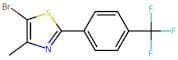 5-Bromo-4-methyl-2-[4-(trifluoromethyl)phenyl]-1,3-thiazole