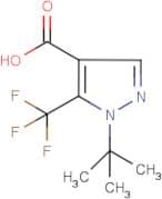 1-(tert-Butyl)-5-(trifluoromethyl)-1H-pyrazole-4-carboxylic acid