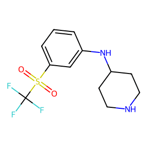 N-(Piperid-4-yl)-3-(trifluoromethylsulphonyl)aniline