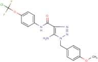 5-Amino-N-{4-[chloro(difluoro)methoxy]phenyl}-1-(4-methoxybenzyl)-1H-1,2,3-triazole-4-carboxamide