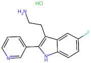 3-(2-Aminoethyl)-5-fluoro-2-pyridin-3-yl-1H-indole hydrochloride