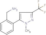 2-[1-Methyl-3-(trifluoromethyl)-1H-pyrazol-5-yl]benzylamine