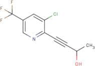 3-Chloro-2-(3-hydroxybut-1-yn-1-yl)-5-(trifluoromethyl)pyridine