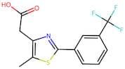 {5-Methyl-2-[3-(trifluoromethyl)phenyl]-1,3-thiazol-4-yl}acetic acid