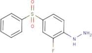 2-Fluoro-4-(phenylsulphonyl)phenylhydrazine