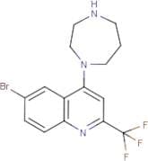 1-[6-Bromo-2-(trifluoromethyl)quinol-4-yl]homopiperazine
