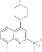 1-[8-Fluoro-2-(trifluoromethyl)quinolin-4-yl]piperazine