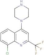 1-[8-Chloro-2-(trifluoromethyl)quinol-4-yl]piperazine
