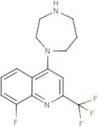 1-[8-Fluoro-2-(trifluoromethyl)quinol-4-yl]homopiperazine