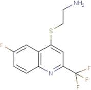 4-(2-Aminoethylthio)-6-fluoro-2-(trifluoromethyl)quinoline