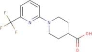 1-[6-(Trifluoromethyl)pyridin-2-yl]piperidine-4-carboxylic acid