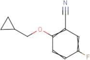 2-(Cyclopropylmethoxy)-5-fluorobenzonitrile